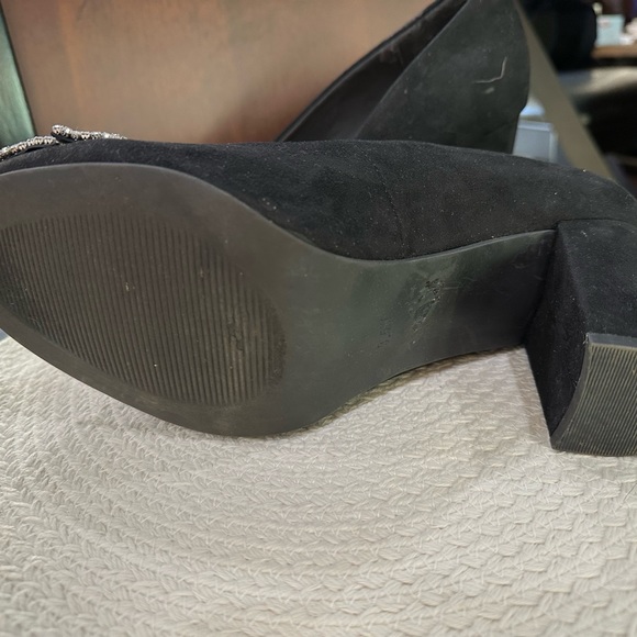 Black Torrid Platform Heels with Bow - Picture 3 of 6